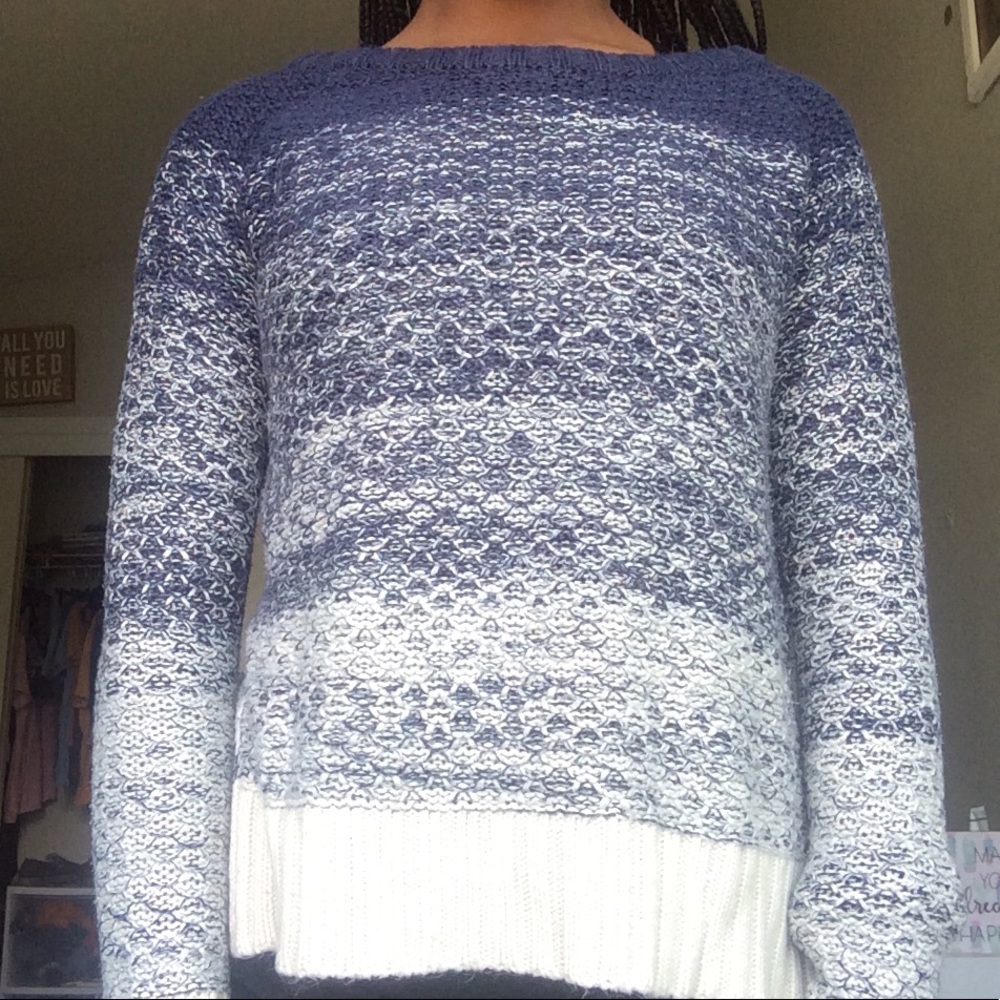 Blue Ombré Sweater. Super Soft and Beautiful!